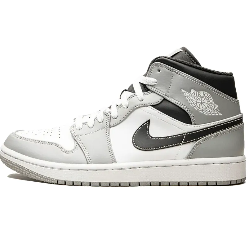 Air Jordan 1 Mid Light Smoke Grey