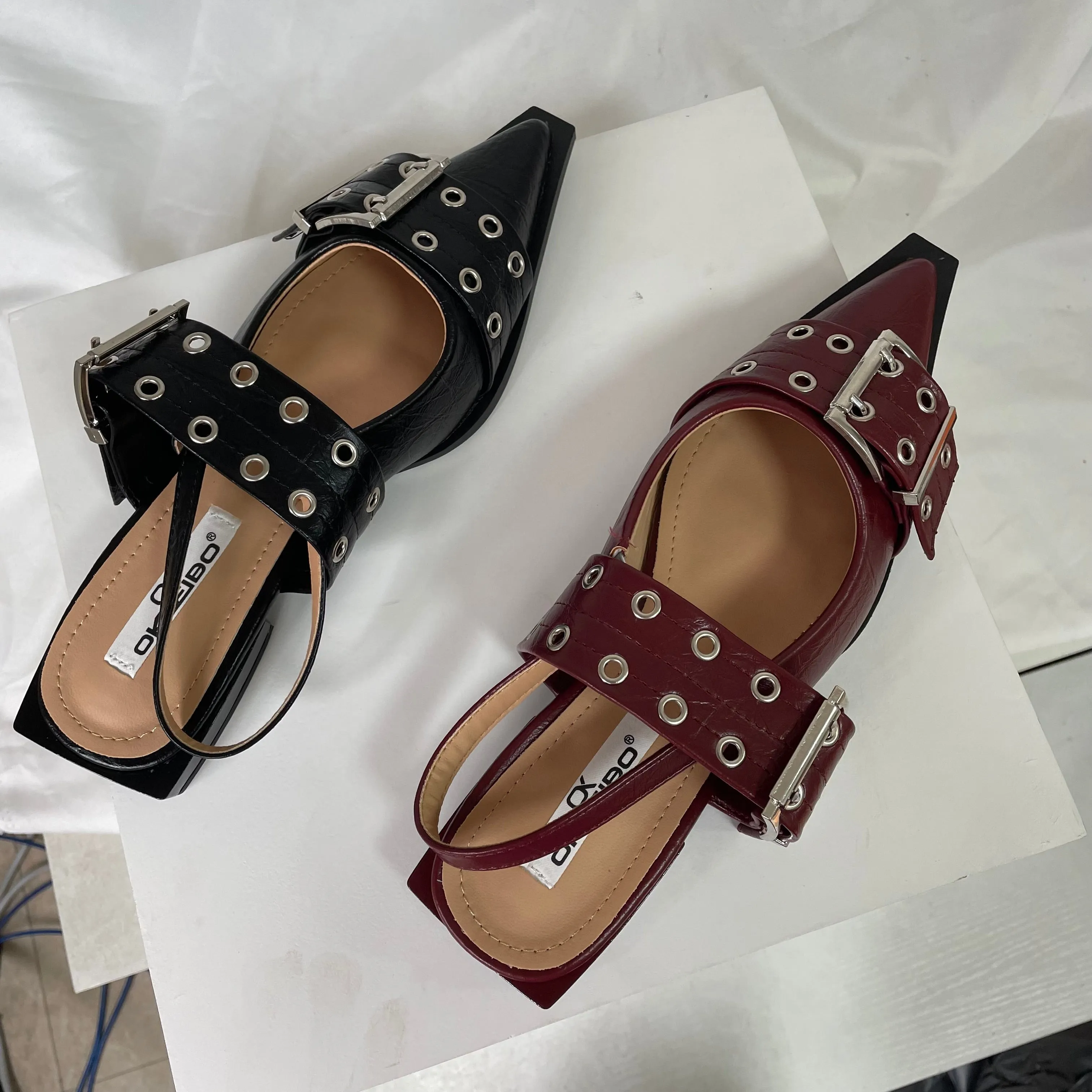 Belmont Buckle Heels