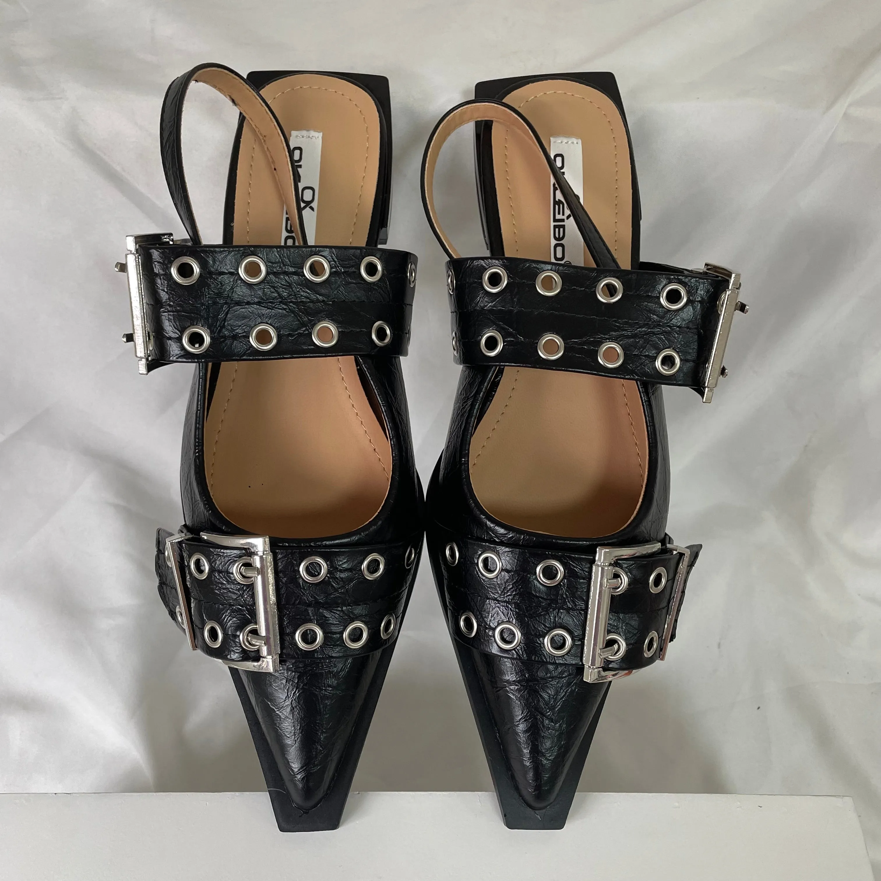 Belmont Buckle Heels