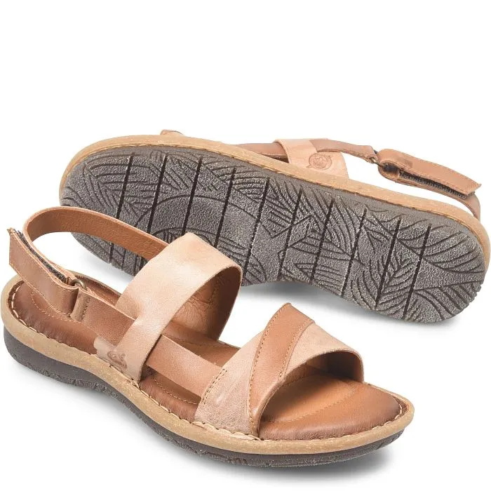 Born Women's Brown Maple Beige Taye Sandals BR0071862