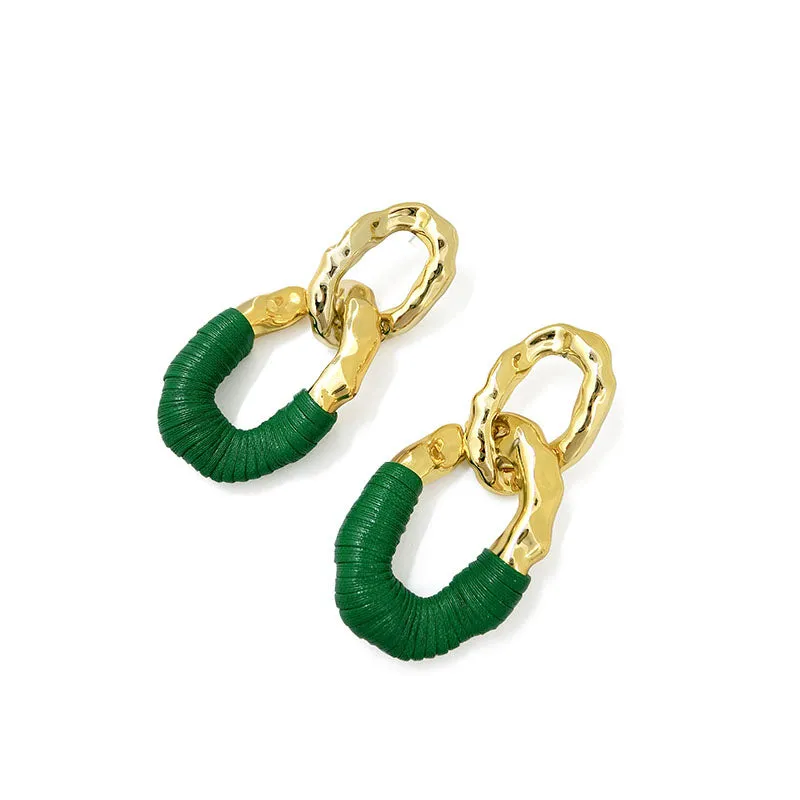 Chic Twist Link Earrings