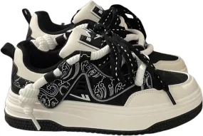 Chunky Sneakers for Women, Dopamine Color Platform Shoes, Warm & Stylish Plush Sole Sneakers, Height-Boosting & Durable for Autumn and Winter