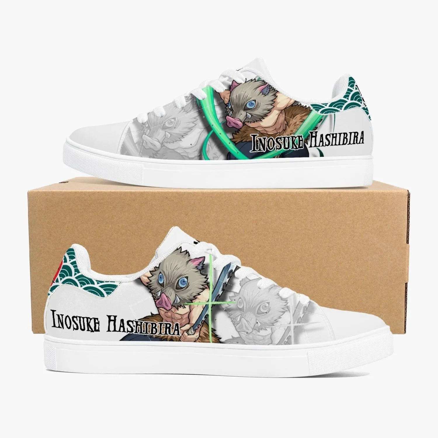 Demon Slayer Inosuke Hashibira Skate Anime Shoes