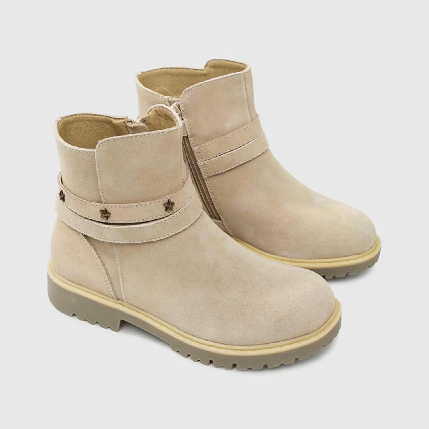 Kid Boots for Girls - Fashionable, Durable & Lightweight Boots - Leather, Non-Slip Insoles - Stylish Footwear for Kids