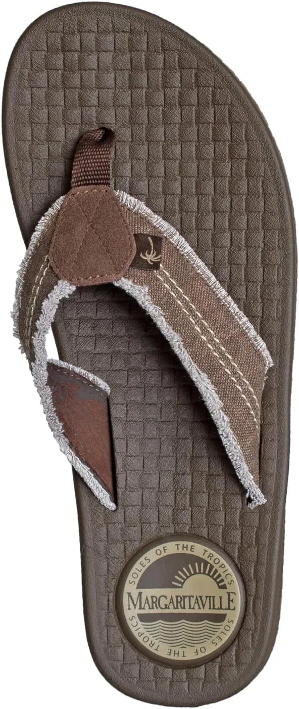 Margaritaville Men's Super Soft Footbed Lightweight Flip Flop