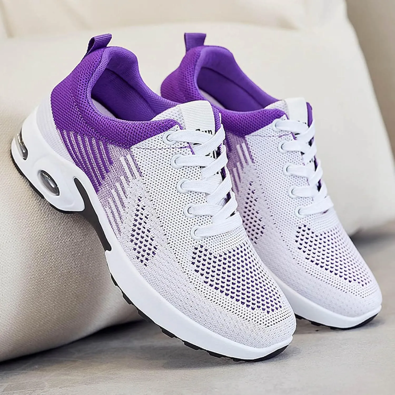 Women Orthopedic Sneakers Stylish Walking Shoes Non Slip Running Shoes Mesh Air Cushion Sneakers Comfortable Shoes