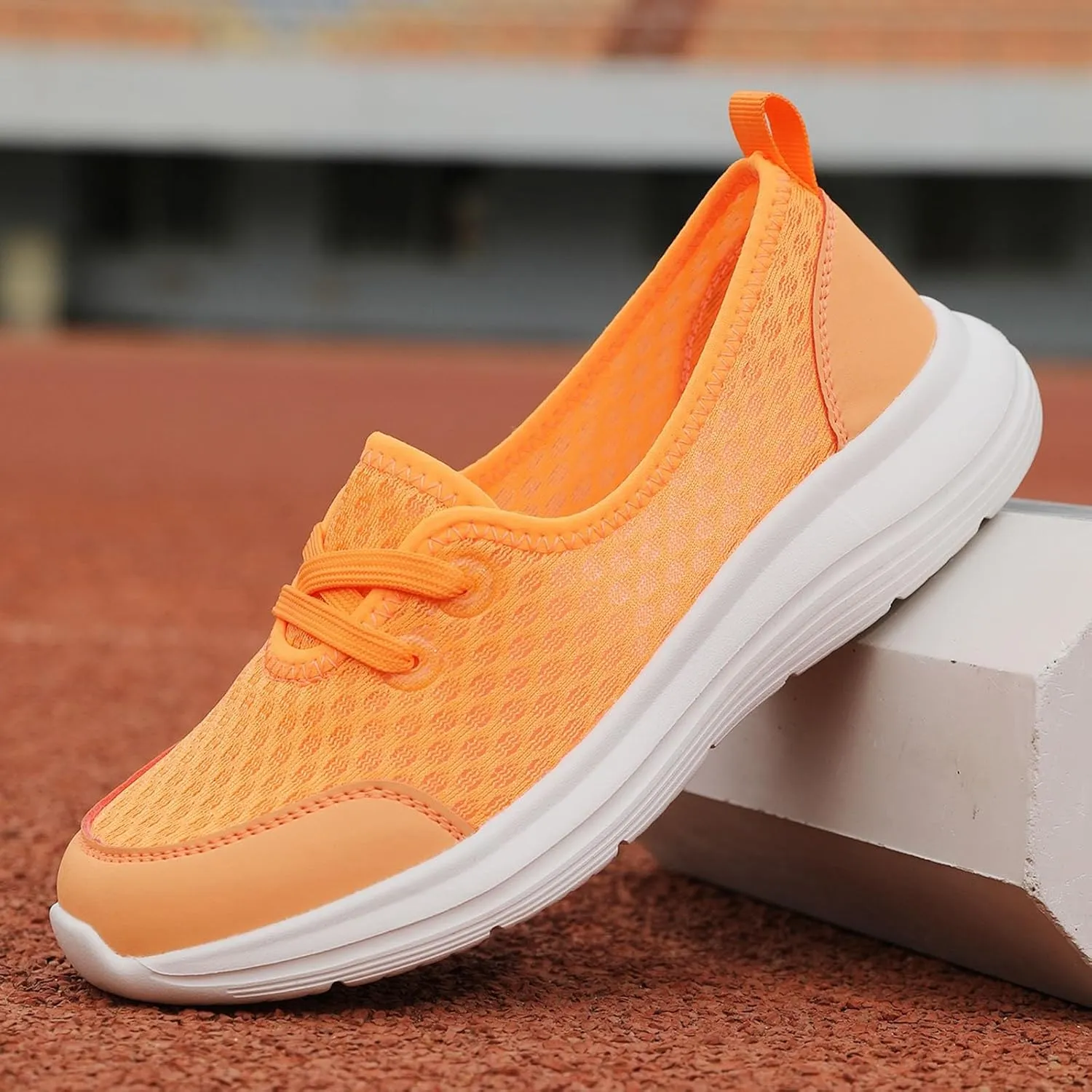 Women Shoes Soft Soled Mesh Casual Shoes Low Top Flat Soled Walking Shoes Sneaker Boots for Women Size 11