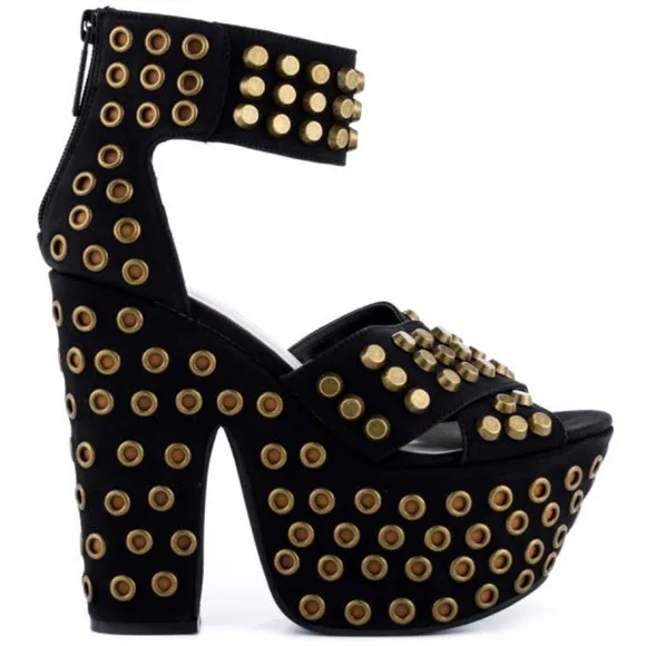 Women Wedge Shoes Brown